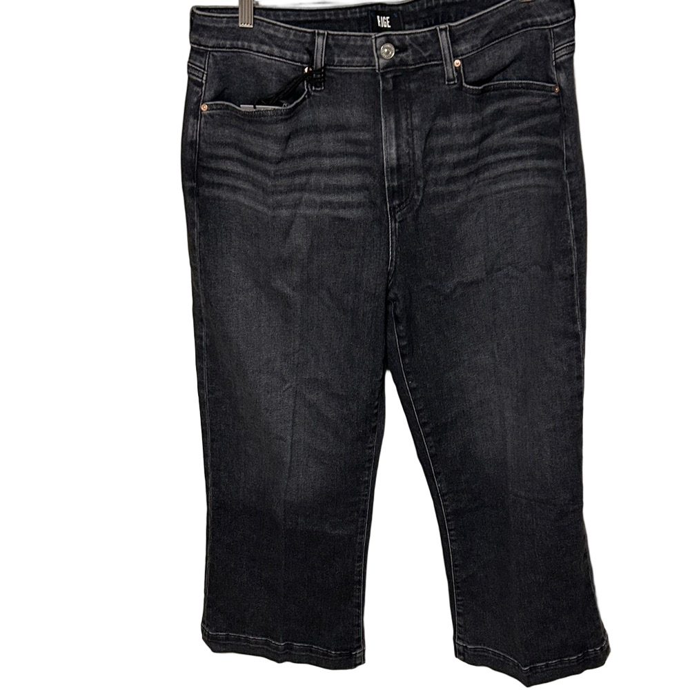 🐣PAIGE amour ankle Jolene pockets ash black size 34 NWT - Picture 5 of 12
